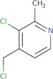 3-Chloro-4-(chloromethyl)-2-methylpyridine