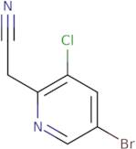 2-(5-Bromo-3-chloropyridin-2-yl)acetonitrile
