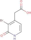 2-(3-Bromo-2-hydroxypyridin-4-yl)acetic acid