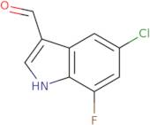 5-Chloro-7-fluoro-1H-indole-3-carbaldehyde