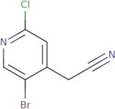 2-(5-Bromo-2-chloropyridin-4-yl)acetonitrile