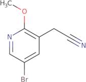 2-(5-Bromo-2-methoxypyridin-3-yl)acetonitrile