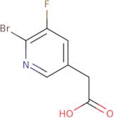 2-(6-Bromo-5-fluoropyridin-3-yl)aceticacid