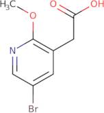 2-(5-Bromo-2-methoxypyridin-3-yl)acetic acid