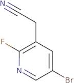 2-(5-Bromo-2-fluoropyridin-3-yl)acetonitrile