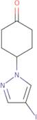 4-(4-Iodo-1H-pyrazol-1-yl)cyclohexanone