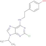 4-[2-[(2-Chloro-9-isopropyl-purin-6-yl)amino]ethyl]phenol