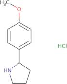 (S)-2-(4-Methoxyphenyl)pyrrolidine hydrochloride