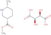 3-Piperidinecarboxylic acid, 6-methyl-, methyl ester, (3S,6R)-, (2R,3R)-2,3-dihydroxybutanedioate …