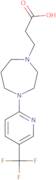 3-{4-[5-(Trifluoromethyl)pyridin-2-yl]homopiperazin-1-yl}propanoic acid