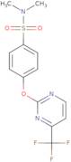 N,N-Dimethyl-4-{[4-(trifluoromethyl)pyrimidin-2-yl]oxy}benzenesulphonamide