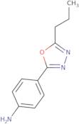 4-(5-Propyl-1,3,4-oxadiazol-2-yl)aniline