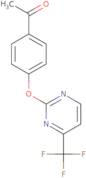 1-(4-{[4-(Trifluoromethyl)pyrimidin-2-yl]oxy}phenyl)ethanone