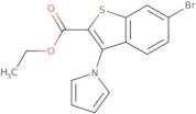 Ethyl 6-bromo-3-(1H-pyrrol-1-yl)-1-benzothiophene-2-carboxylate