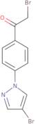 2-Bromo-1-[4-(4-bromo-1H-pyrazol-1-yl)phenyl]ethanone