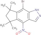 8-Bromo-5,5,7,7-tetramethyl-4-nitro-1,5,6,7-tetrahydrocyclopenta[f]indazole