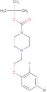 tert-Butyl 4-[2-(4-bromo-2-fluorophenoxy)ethyl]piperazine-1-carboxylate