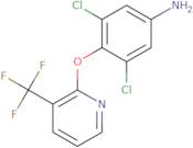 3,5-Dichloro-4-{[3-(trifluoromethyl)pyridin-2-yl]oxy}aniline