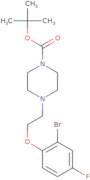 tert-Butyl 4-[2-(2-bromo-4-fluorophenoxy)ethyl]piperazine-1-carboxylate