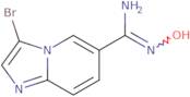 3-Bromo-N'-hydroxyimidazo[1,2-a]pyridine-6-carboximidamide