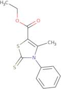 Ethyl 4-methyl-3-phenyl-2-thioxo-2,3-dihydro-1,3-thiazole-5-carboxylate