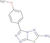 3-(4-Methoxyphenyl)-[1,2,4]triazolo[3,4-b][1,3,4]thiadiazol-6-amine