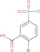 2-Bromo-5-(chlorosulfonyl)benzoic acid