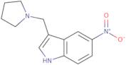 5-Nitro-3-(pyrrolidin-1-ylmethyl)-1H-indole