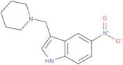 3-(1-Piperidinylmethyl)-5-nitro-1H-indole