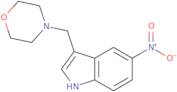 4-((5-Nitro-1H-indol-3-yl)methyl)morpholine