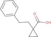 1-(2-Phenylethyl)cyclopropane-1-carboxylic acid