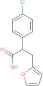 2-(4-Chlorophenyl)-3-(furan-2-yl)propanoic acid