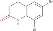 6,8-dibromo-3,4-dihydroquinolin-2(1h)-one