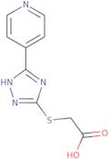 (5-Pyridin-4-yl-4 H -[1,2,4]triazol-3-ylsulfanyl)-acetic acid