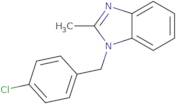 1-[(4-Chlorophenyl)methyl]-2-methylbenzimidazole