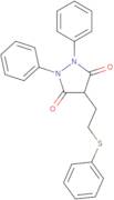 1,2-Diphenyl-4-[2-(phenylsulfanyl)ethyl]-3,5-pyrazolidinedione