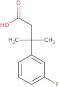 3-(3-Fluorophenyl)-3-methylbutanoic acid