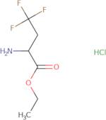 Ethyl 2-amino-4,4,4-trifluorobutanoate hydrochloride