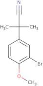 2-(3-Bromo-4-methoxyphenyl)-2-methylpropanenitrile