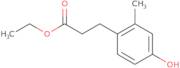 Ethyl 3-(4-hydroxy-2-methylphenyl)propanoate