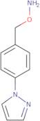 o-{[4-(1H-Pyrazol-1-yl)phenyl]methyl}hydroxylamine hydrochloride