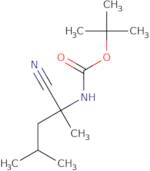 tert-Butyl N-(1-cyano-1,3-dimethylbutyl)carbamate