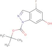 tert-Butyl 4-fluoro-6-hydroxy-1H-indazole-1-carboxylate