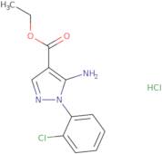 ethyl 5-amino-1-(2-chlorophenyl)-1H-pyrazole-4-carboxylate hydrochloride