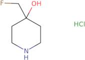 4-(Fluoromethyl)piperidin-4-ol HCl