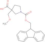 1-{[(9H-Fluoren-9-yl)methoxy]carbonyl}-3-(methoxymethyl)pyrrolidine-3-carboxylic acid