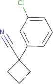 1-(3-chlorophenyl)cyclobutane-1-carbonitrile