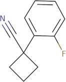 1-(2-Fluorophenyl)cyclobutane-1-carbonitrile