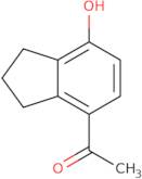 1-(7-Hydroxy-2,3-dihydro-1H-inden-4-yl)ethanone