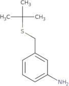 3-[(tert-Butylsulfanyl)methyl]aniline